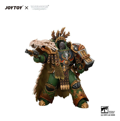 Joy Toy Warhammer Action Figure Salamanders Vulkan, Primarch of the XVIIIth Legion - product gallery image 3 of 4