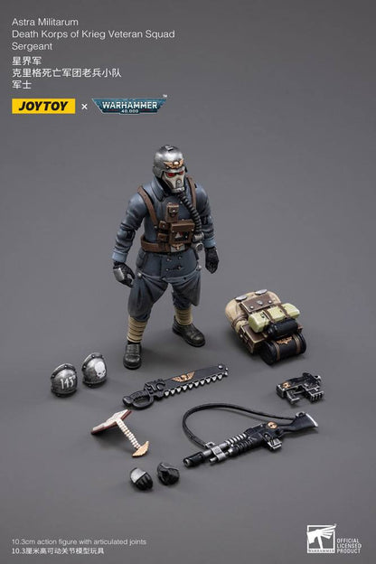 Warhammer 40k Action Figure 1/18 Death Korps of Krieg Veteran Squad Sergeant