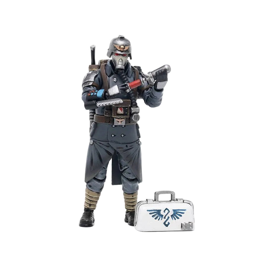 Warhammer 40k Action Figure 1/18 Death Korps of Krieg Veteran Squad Guardsman Medic - Joy Toy Action Figures