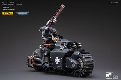 Warhammer 40k Vehicle 1/18 Black Templars Outrider Bike 22 cm - Joy Toy (CN) Action figures