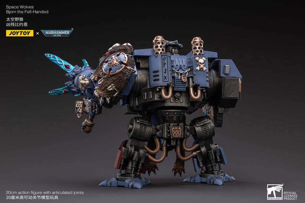 Warhammer 40k Action Figure 1/18 Space Wolves Bjorn the Fell-Handed 19 cm - Joy Toy Action figures