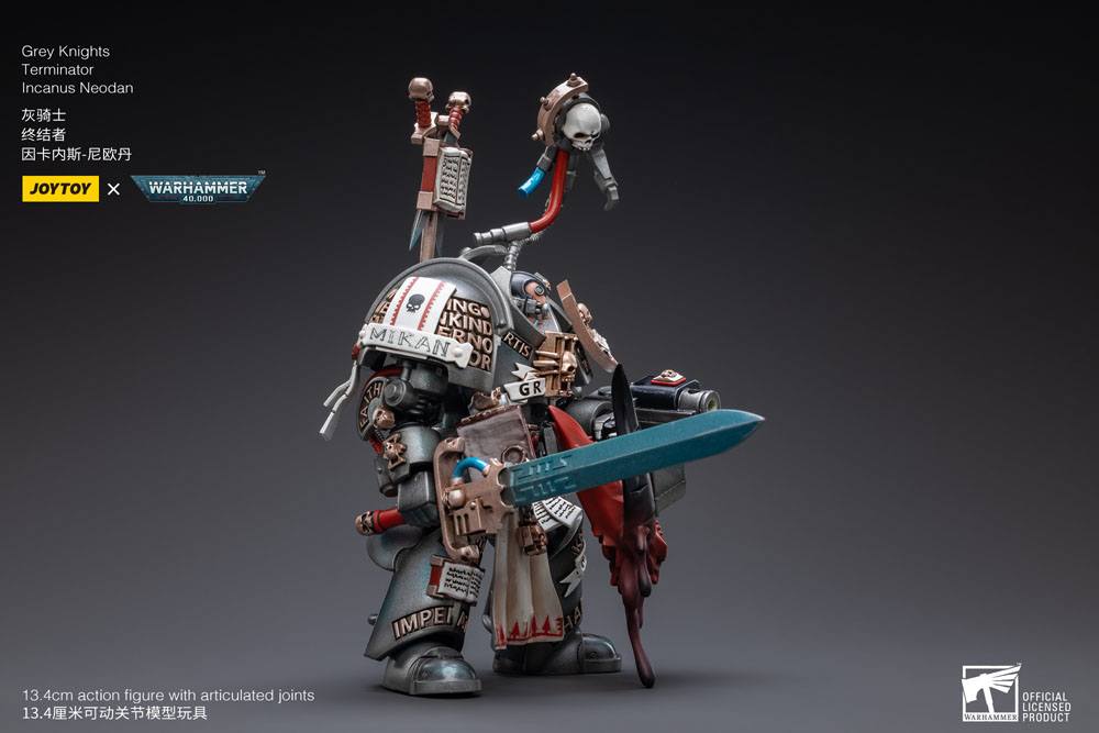 Warhammer 40k Action Figure 1/18 Grey Knights Terminator Incanus Neodan 13 cm - Joy Toy Action Figures