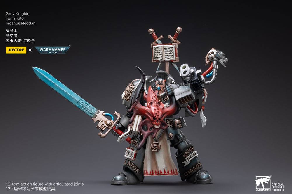 Warhammer 40k Action Figure 1/18 Grey Knights Terminator Incanus Neodan 13 cm - Joy Toy Action Figures