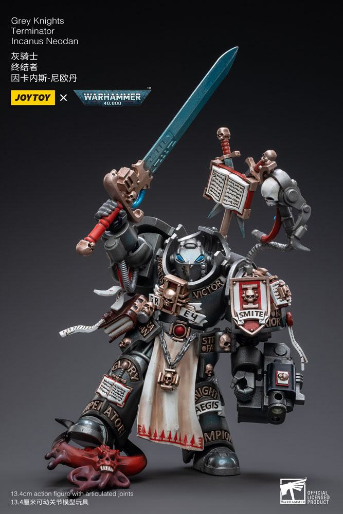 Warhammer 40k Action Figure 1/18 Grey Knights Terminator Incanus Neodan 13 cm - Joy Toy Action Figures