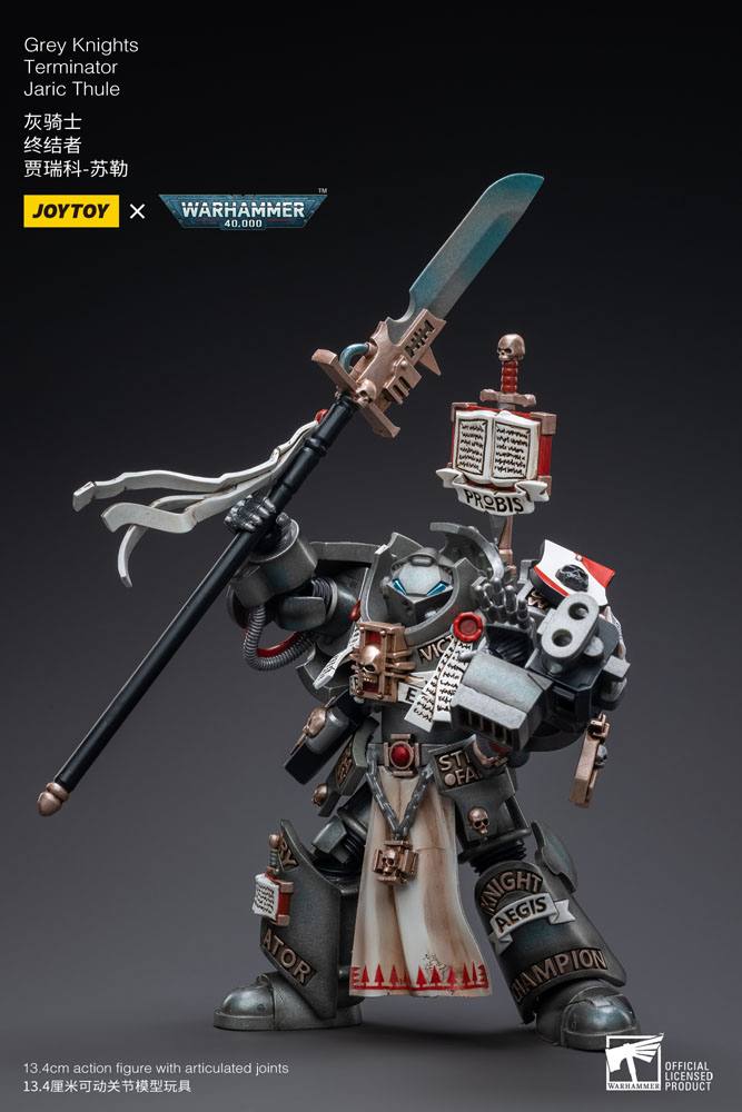 Warhammer 40k Action Figure 1/18 Grey Knights Terminator Jaric Thule 13 cm - Joy Toy Action Figures