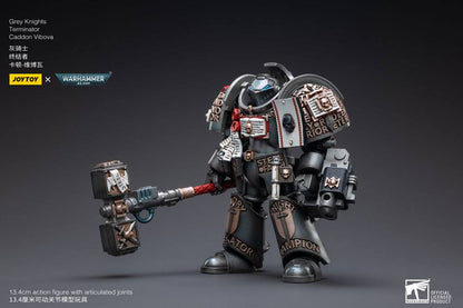 Warhammer 40k Action Figure 1/18 Grey Knights Terminator Caddon Vibova 13 cm - Joy Toy Action Figures