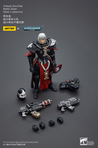 Warhammer 40k Action Figure 1/18 Adepta Sororitas Battle Sister Sister Ludwenna - Joy Toy Action figures