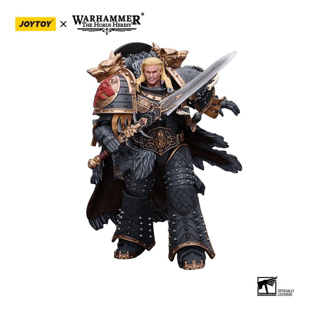 Warhammer The Horus Heresy Action Figure 1/18 Space Wolves Leman Russ Primarch of the VIth Legion - Joy Toy Action figures