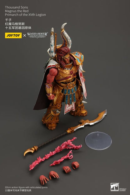 Warhammer The Horus Heresy Action Figure 1/18 Thousand sons Magnus the Red Primarch of the XVth Legion 22 cm - Joy Toy Action Figures