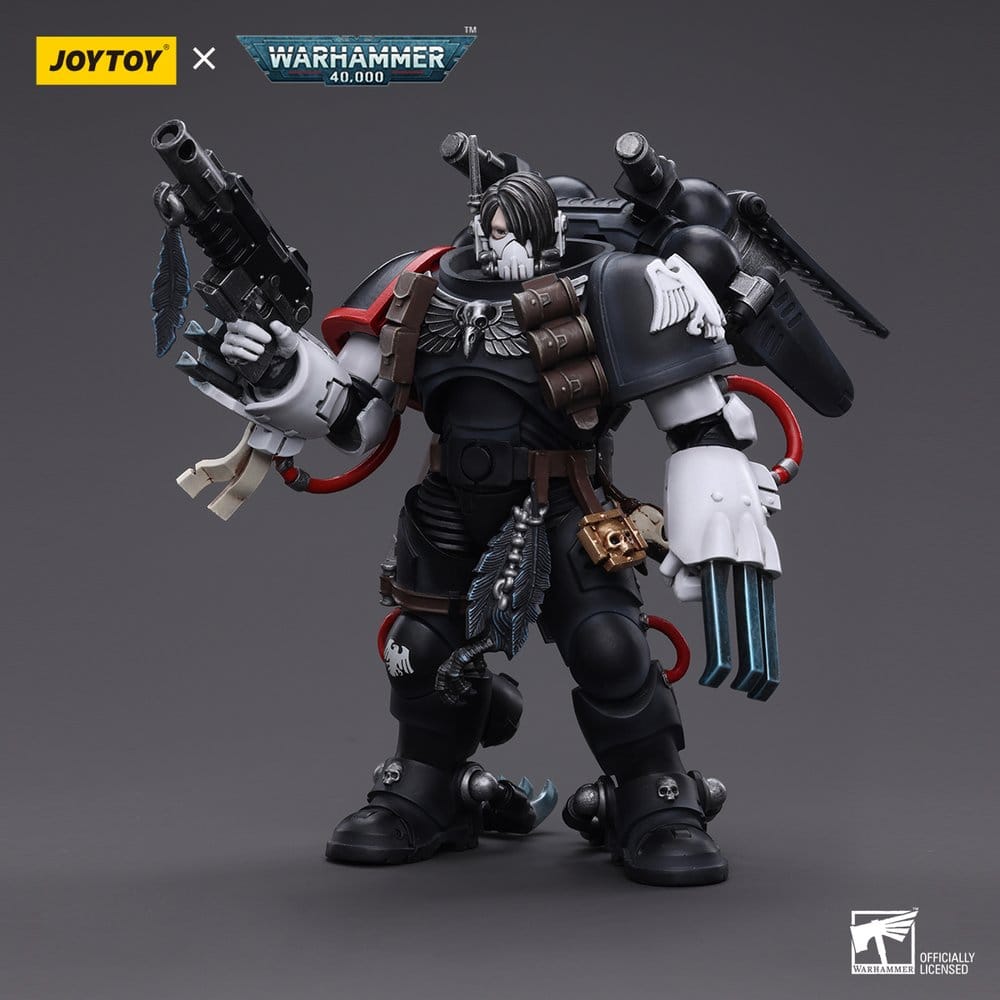 Warhammer 40,000 Action Figure Raven Guard Chapter Master Kayvaan Shrike 12 cm - Joy Toy Action Figures