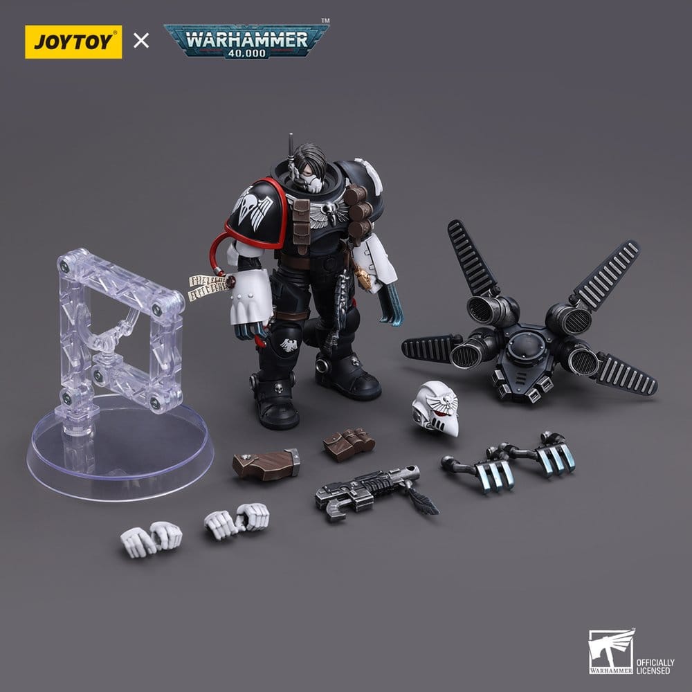 Warhammer 40,000 Action Figure Raven Guard Chapter Master Kayvaan Shrike 12 cm - Joy Toy Action Figures