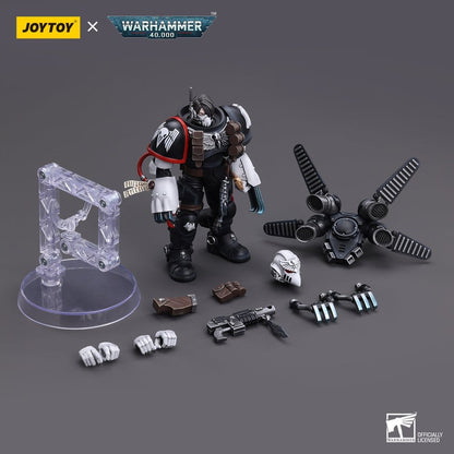 Warhammer 40,000 Action Figure Raven Guard Chapter Master Kayvaan Shrike 12 cm - Joy Toy Action Figures