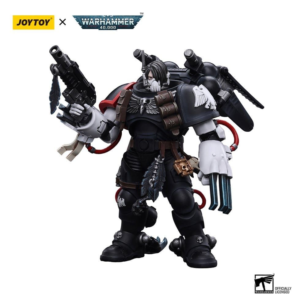 Warhammer 40,000 Action Figure Raven Guard Chapter Master Kayvaan Shrike 12 cm - Joy Toy Action Figures