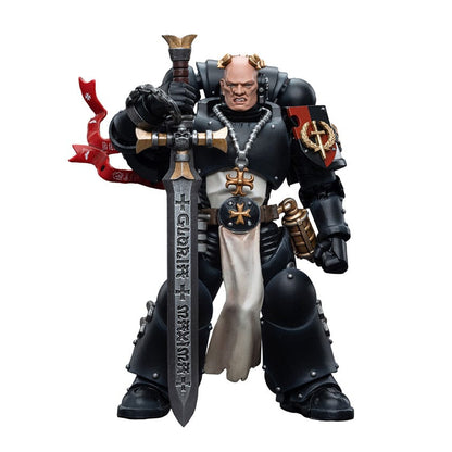 Warhammer 40k Action Figure 1/18 Black Templars Emperor's Champion Bayard's Revenge - Joy Toy Action figures