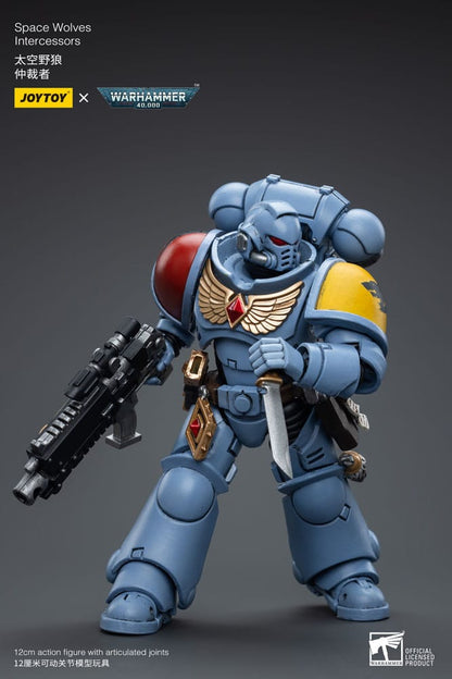 Warhammer 40k Action Figure 1/18 Space Wolves Intercessors - Joy Toy Action figures