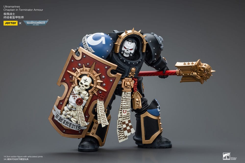 Warhammer 40k Action Figure 1/18 Ultramarines Chaplain in Terminator Armour - Joy Toy Action figures