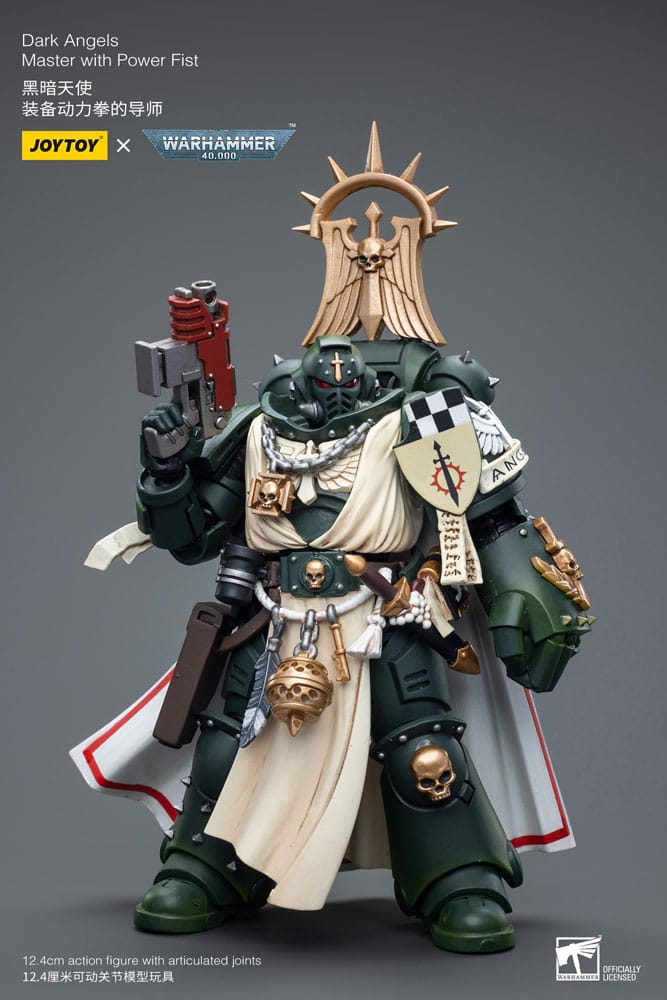 Warhammer 40k Action Figure 1/18 Dark Angels Master with Power Fist - Joy Toy Action figures