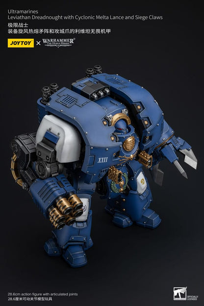 Warhammer The Horus Heresy Action Figure 1/18 Ultramarines Leviathan Dreadnought with Cyclonic Melta Lance And Siege Claws 29 cm - Joy Toy Action figures