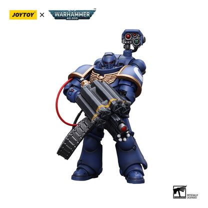 Warhammer 40k Action Figure 1/18 Ultramarines Desolation Marine with Castellan Launcher (Superfrag) - Joy Toy Action figures