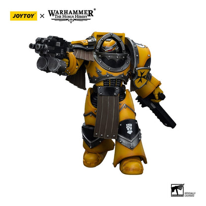 Warhammer The Horus Heresy Action Figure 1/18 Imperial Fists Legion Cataphractii Terminator Squad Legion Cataphractii with Chainfist 12 cm - Joy Toy (CN) Action Figures