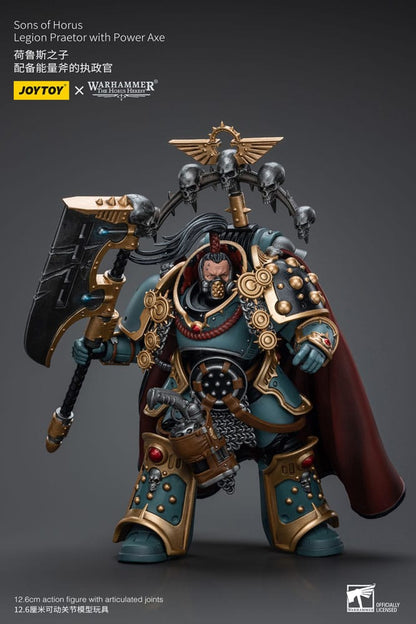 Warhammer The Horus Heresy Action Figure 1/18 Sons of Horus Legion Praetor with Power Axe 12 cm - Joy Toy Action Figures