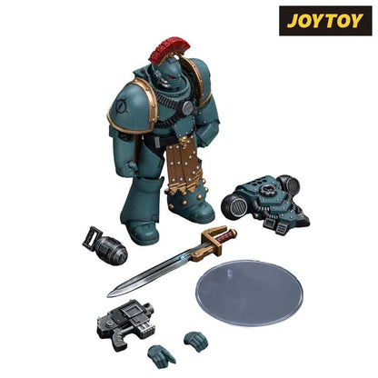 Warhammer The Horus Heresy Action Figure 1/18 Sons of Horus MKIV Tactical Squad Sergeant with Power Fist - Joy Toy Action figures