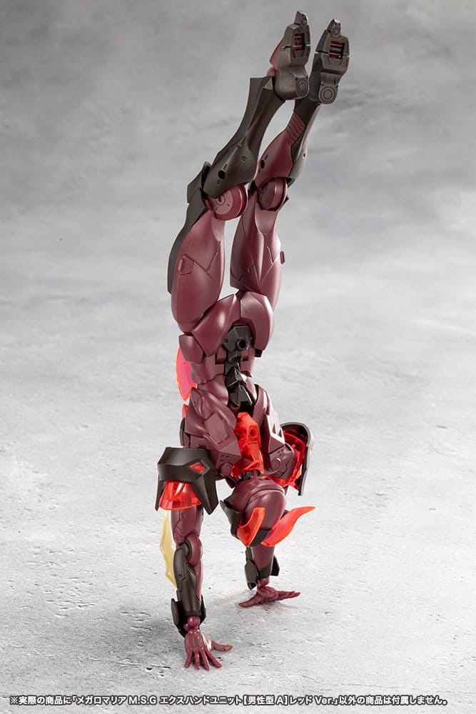 Megalomaria Unlimited Universe Model Kit Accessory Set Ex Hand Unit Male Type A Red Ver. - Kotobukiya Model Kits
