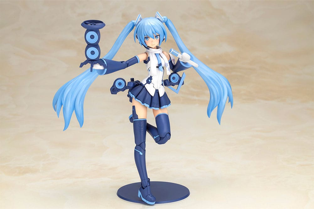 Frame Arms Girl x Hatsune Miku Plastic Model Kit Frame Music Girl Snow Miku Another Color Ver. 15 cm - Kotobukiya Model kits