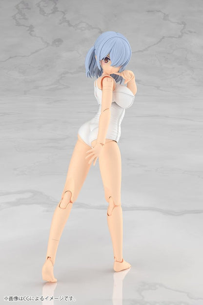 Frame Arms Girl Plastic Model Kit Mizuki School Swimsuits White Ver. 16 cm - Kotobukiya Model Kits