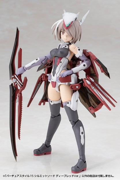 Kotobukiya M.S.G. Model Kit Accessory Set Virtuous Style 15 Silhouette Sword Deep Red Ver. - Kotobukiya Accessories