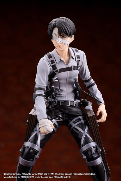 Attack on Titan: The Final Season Oshi Works PVC Figure Levi Ackerman The Final Season Ver. - Kotobukiya Statues