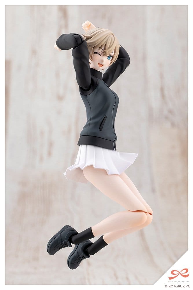 Sousai Shojo Teien Plastic Model Kit 1/10 Rui Saotome Touhou High School Tracksuit Dreaming Style Midnight Onyx 16 cm - Kotobukiya Models & Kits