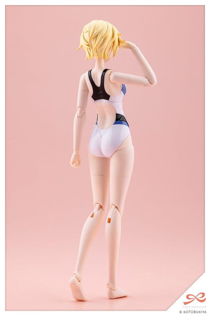 Sousaishojoteien Plastic Model 1/10 Rui Saotome Touou High School Competitive Swimsuit Dreaming Style White Dolphin 16 cm - Kotobukiya Model Kits