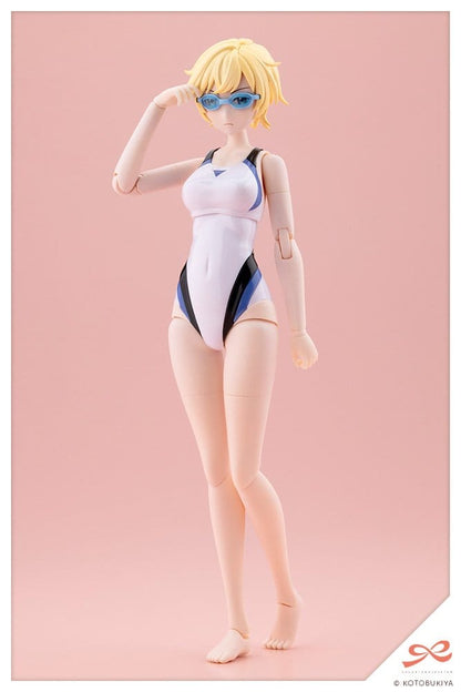 Sousaishojoteien Plastic Model 1/10 Rui Saotome Touou High School Competitive Swimsuit Dreaming Style White Dolphin 16 cm - Kotobukiya Model Kits