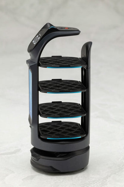 Pudu Robotics Plastic Model Kit Bellabot Black Ver. 11 cm - Kotobukiya Model Kits