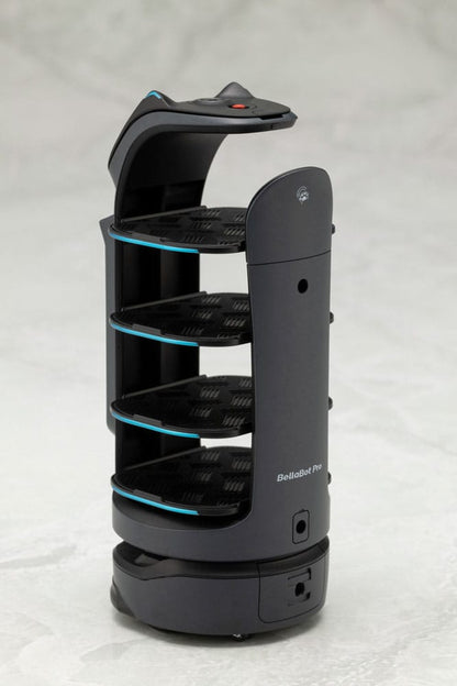 Pudu Robotics Plastic Model Kit Bellabot Black Ver. 11 cm - Kotobukiya Model Kits