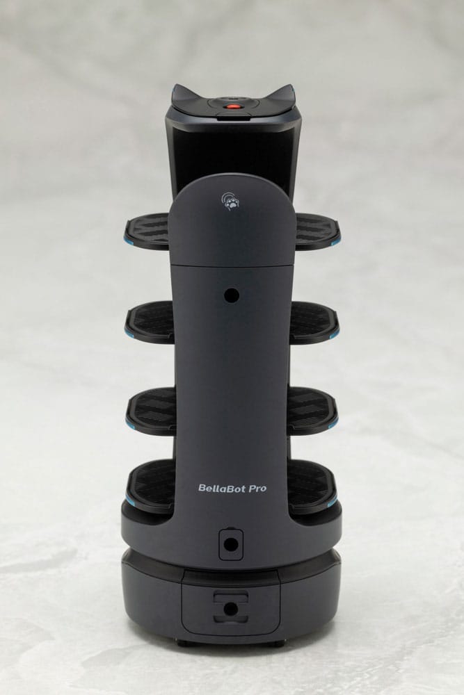 Pudu Robotics Plastic Model Kit Bellabot Black Ver. 11 cm - Kotobukiya Model Kits