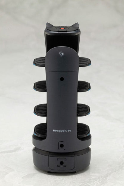 Pudu Robotics Plastic Model Kit Bellabot Black Ver. 11 cm - Kotobukiya Model Kits