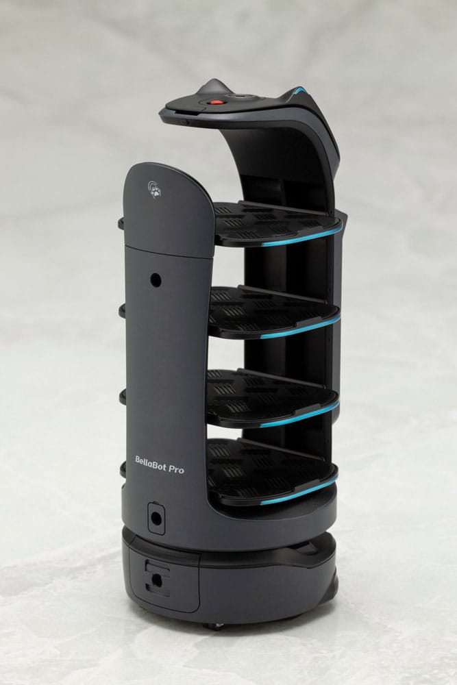 Pudu Robotics Plastic Model Kit Bellabot Black Ver. 11 cm - Kotobukiya Model Kits