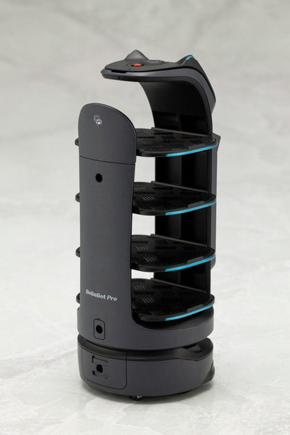 Pudu Robotics Plastic Model Kit Bellabot Black Ver. 11 cm - Kotobukiya Model Kits