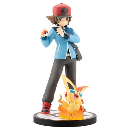 Pokémon ARTFX J PVC Figure 1/8 Hilbert with Victini 20 cm - Kotobukiya Statues