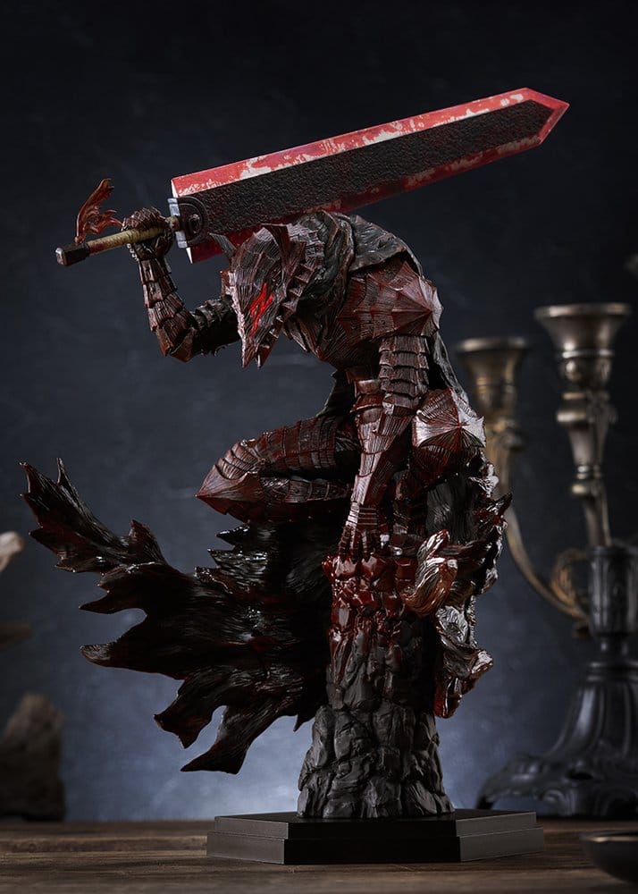 Berserk Pop Up Parade PVC Figure Guts (Berserker Armor): Bloody Paint Ver. L Size 28 cm - Max Factory Statues