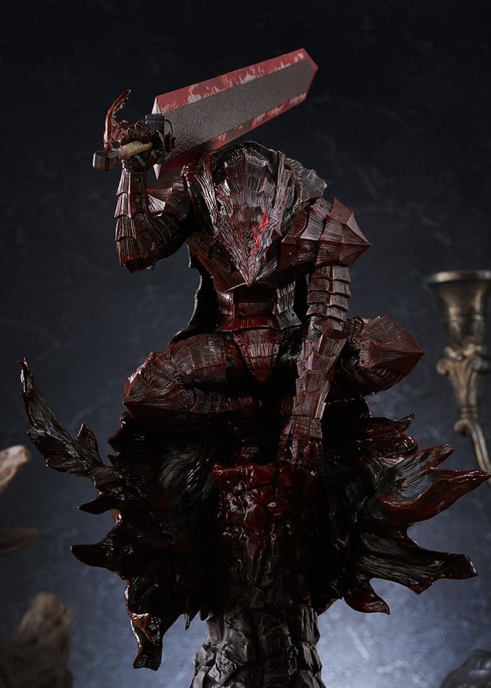 Berserk Pop Up Parade PVC Figure Guts (Berserker Armor): Bloody Paint Ver. L Size 28 cm - Max Factory Statues