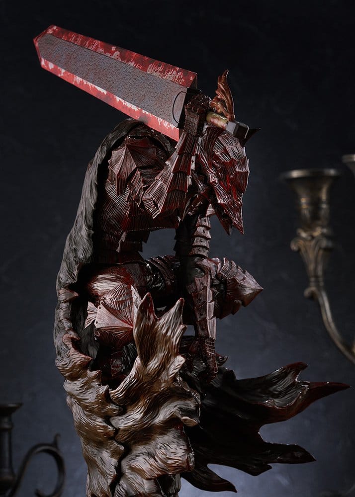 Berserk Pop Up Parade PVC Figure Guts (Berserker Armor): Bloody Paint Ver. L Size 28 cm - Max Factory Statues