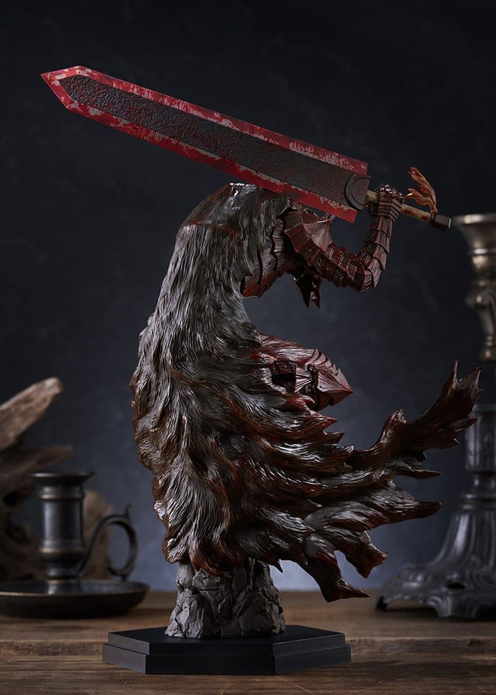 Berserk Pop Up Parade PVC Figure Guts (Berserker Armor): Bloody Paint Ver. L Size 28 cm - Max Factory Statues