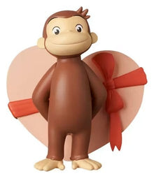 Curious George UDF Mini Figure w/Heart 6 cm - Medicom Mini Figures