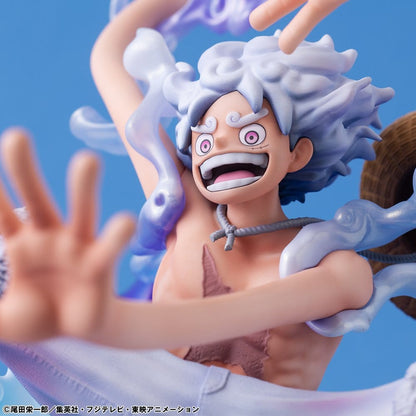 One Piece Portrait.Of.Pirates PVC Figure "Evolutionary History" Monkey D. Luffy "Gear Fifth" 26 cm - Megahouse Statues