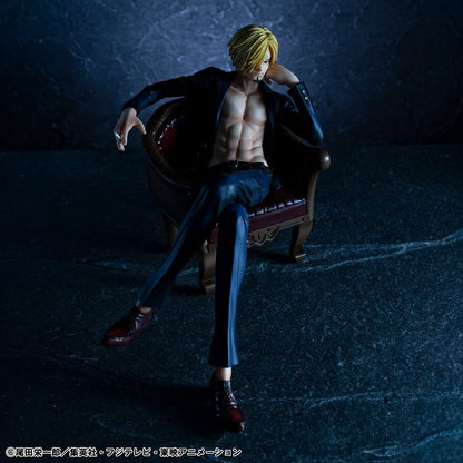 One Piece Portrait.Of.Pirates "S.O.C" PVC Figure Sanji Ver.R 14 cm - Megahouse Statues
