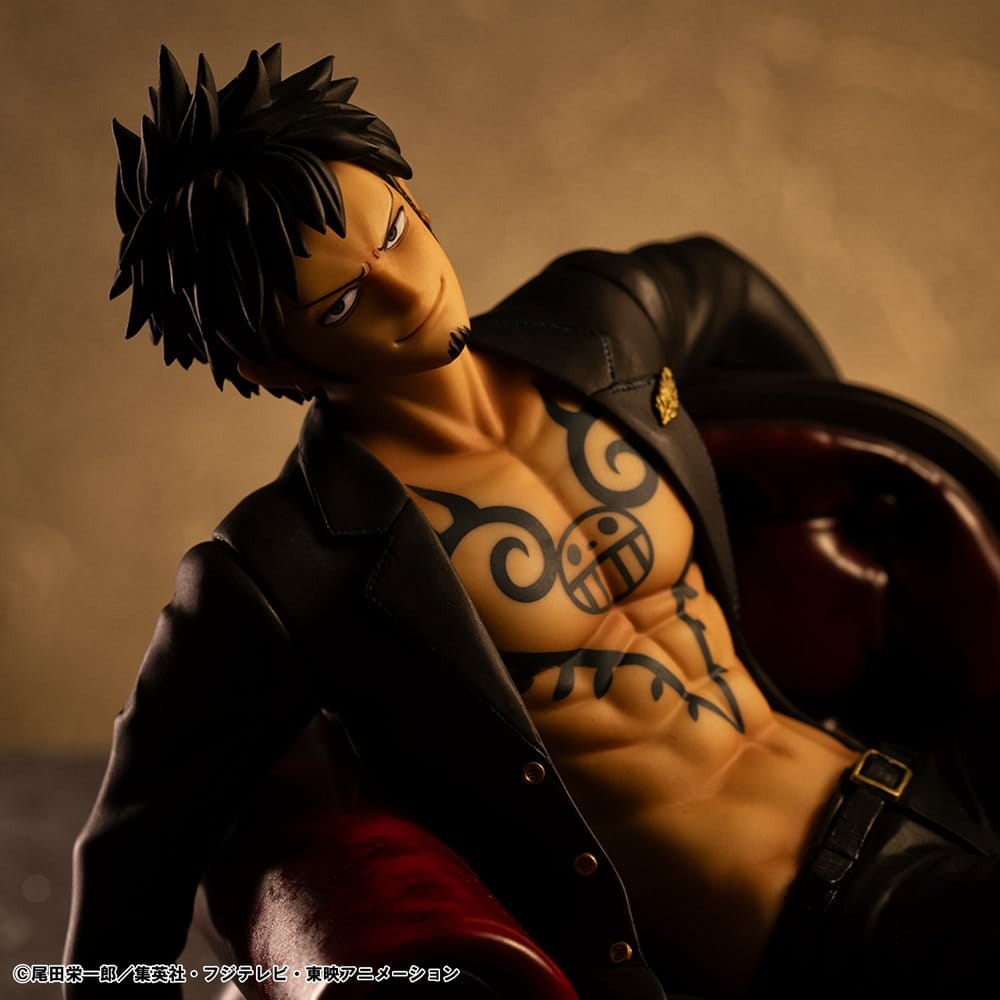 One Piece Portrait.Of.Pirates "S.O.C" PVC Figure Trafalgar Law Ver.R - Megahouse Statues