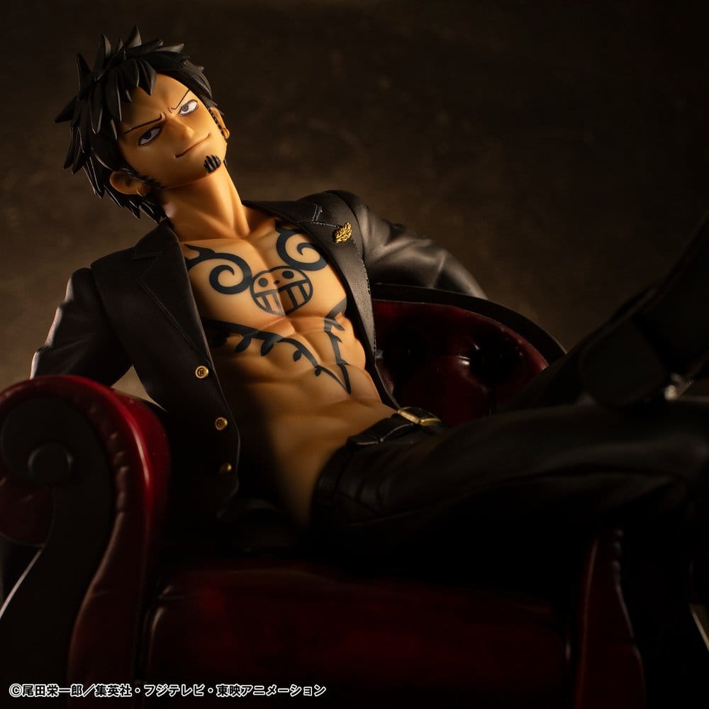 One Piece Portrait.Of.Pirates "S.O.C" PVC Figure Trafalgar Law Ver.R - Megahouse Statues